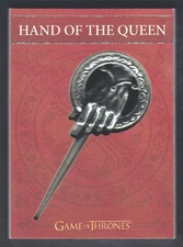 2017 Game of Thrones Valyrian Steel Trading Card Metal Pin #H8 Hand of the Queen