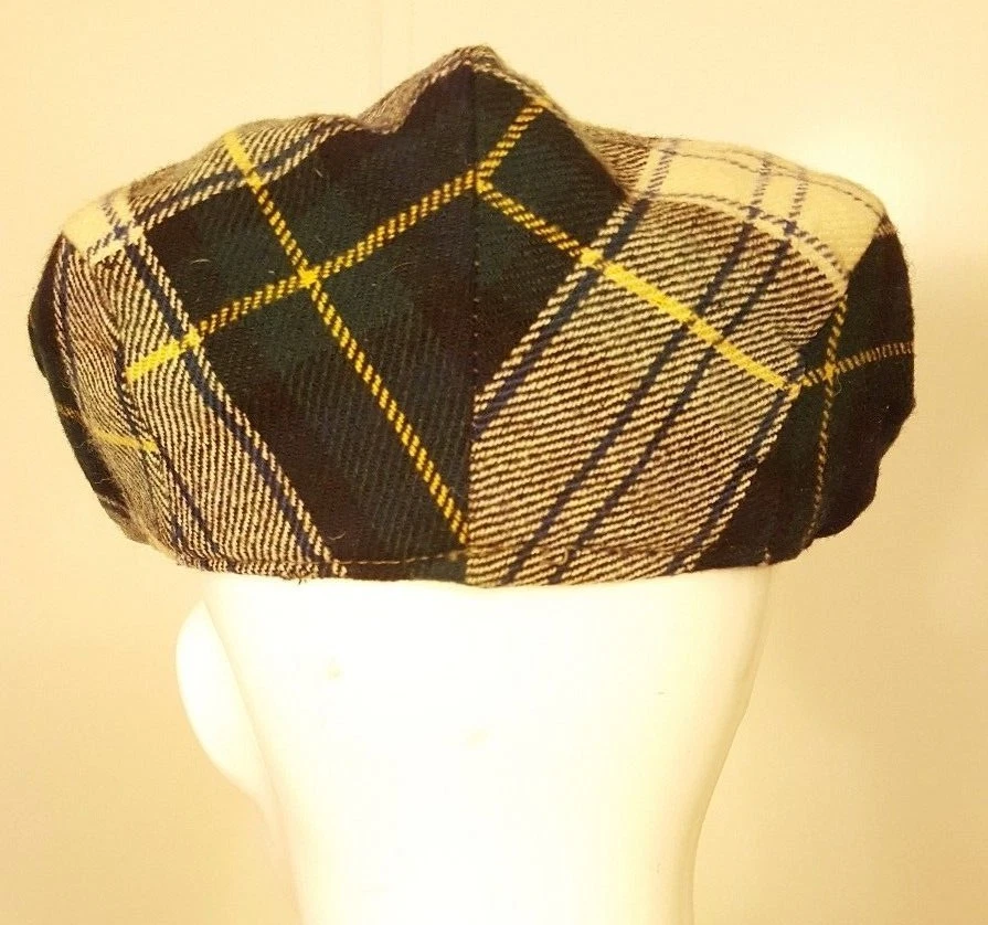 Archie Brown & Son Hamilton Bermuda - Wool, Tartan, 1960s Flatcap (Sz 57 cm) - Image 4 of 4