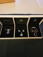 Lot Of 3 Warren James Swarovski Pieces Of Jewelry D2