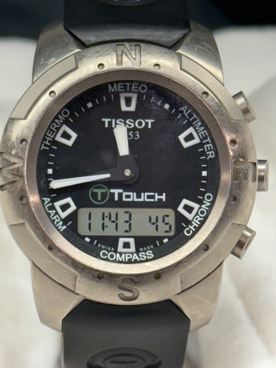 TISSOT T-TOUCH Z251/351 ジャンク Tissot T-Touch Men's Black Watch - Z251/351 | eBay