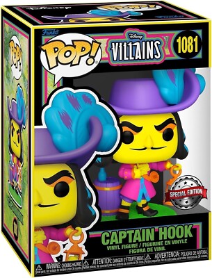 Funko Pop Vinyl Disney Villains Captain Hook - 60395 - Brandneu in Box