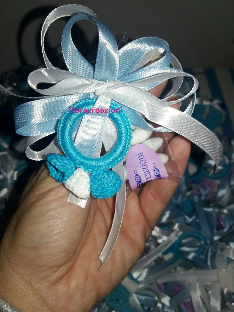LOT De Bombonières Crochet - Baptême / 1er Anniversaire - NEUF
