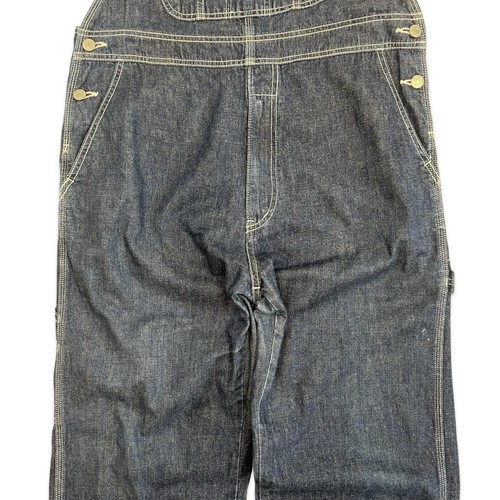 WRANGLER BLUE BELL LADIES DENIM DUNGAREES ROCKABILLY USA WORKWEAR LADY 34”W 34”L - Picture 8 of 12