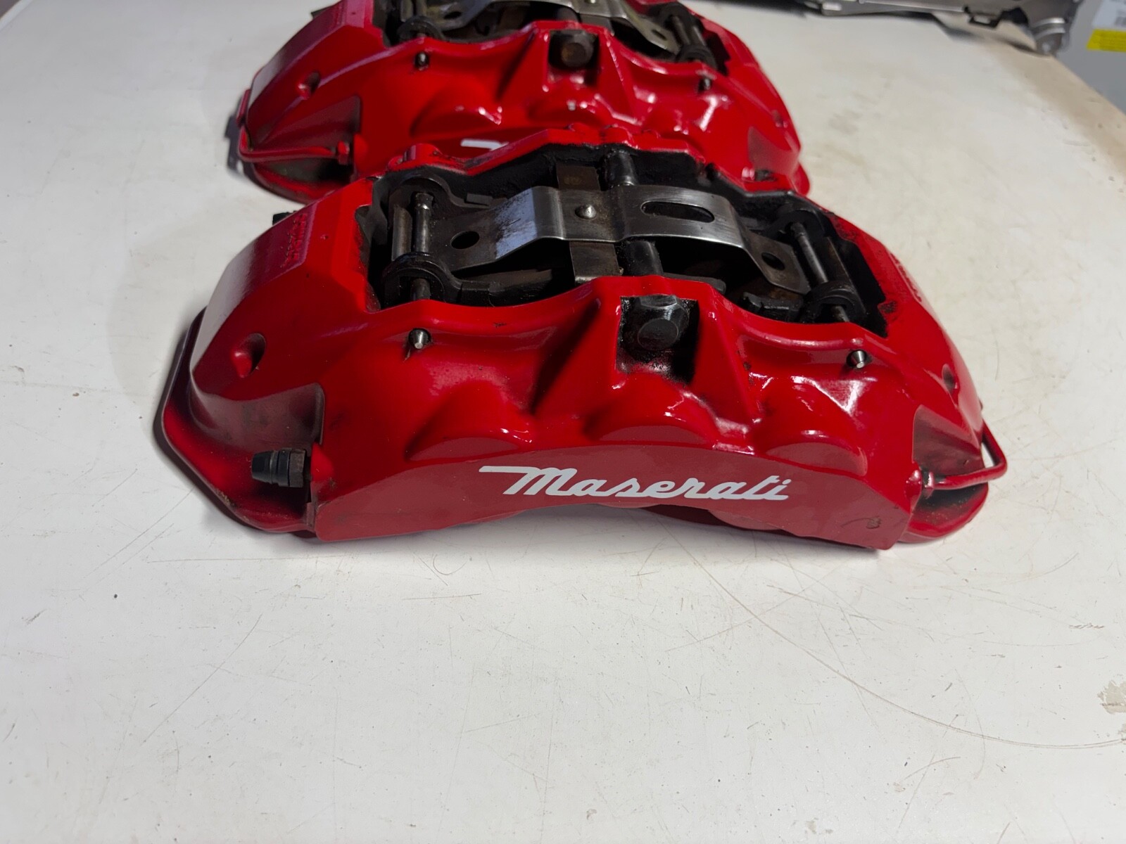 Maserati Ghibli SQ4 GTS Front Red Brembo Brake Caliper OEM