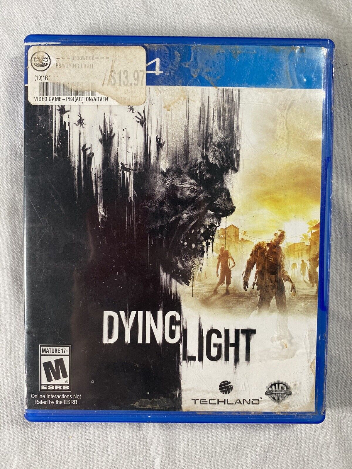 Sony PlayStation 4/PS4 Dying Light *Gently Used* 883929356102