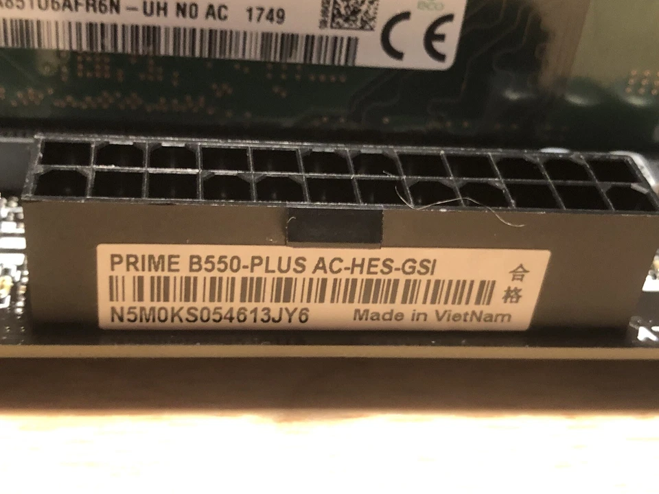 CPU + Motherboard + RAM Combo: ASUS PRIME B550-PLUS AC-HES + Ryzen 5 2600 + 8GB - Image 3 of 4