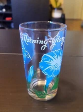 Vintage Morning Glory Boscul Peanut Butter Glass - 5 in