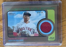 2022 Heritage High Number Rafael Devers Gold Relic 82/99 CCC-RD