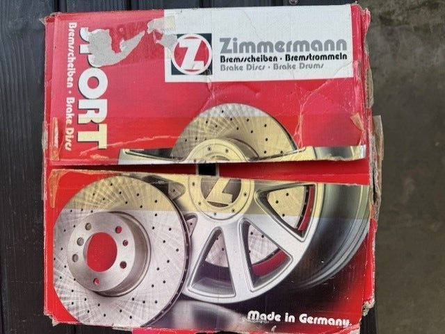 NEW PORSCHE 911 924 944 ZIMMERMANN SPORT Coat Z X-DRILLED Brake