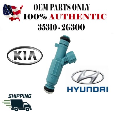 NEW SINGLE Hyundai OEM Fuel Injector for 2011, 2012, 2013 Kia Sportage 2.4L I4