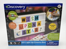 DIY Light Up Cinema Box, Customizable Backlit Message Board Discovery Kids 8 Up