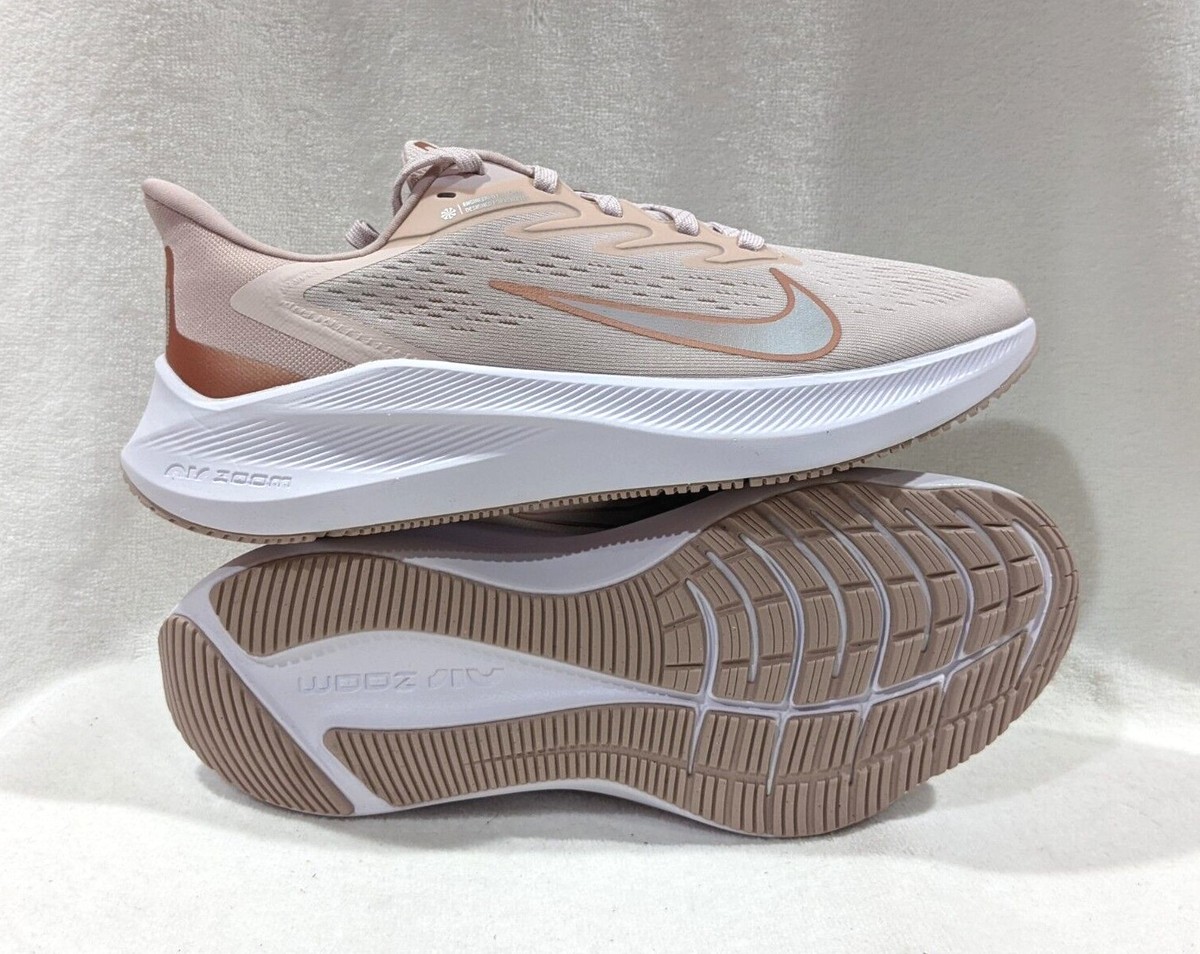 Nike Women's Zoom Winflo Barely Rose/R-Bronze Running Shoes-Size 