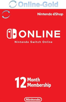 Suscripción 12 Meses Nintendo Switch Online Suscripción 12 Meses Nintendo Switch Online