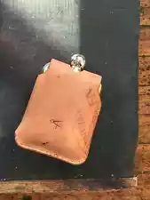Slightly Alabama Flask w/ Leather Case