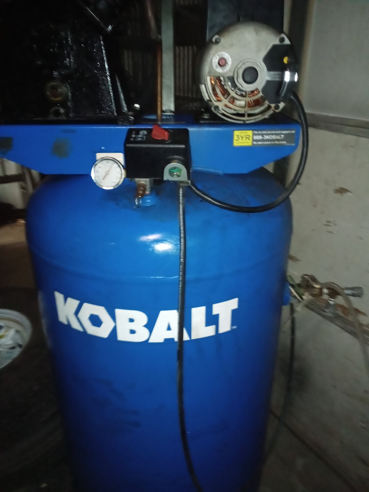Kobalt 60Gallon Two Stage Oiled Air Compressor 240V eBay