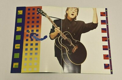 PAUL McCARTNEY - 1989/1990 World Tour Concert Program Book - 16 X