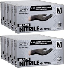 ForPro Professional Collection Disposable Nitrile Gloves 4 Mil Medium 1000 Count
