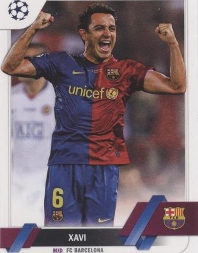 XAVI 2022-23 TOPPS CLUB COMPETITIONS SP RARE PHOTO VARIATION
