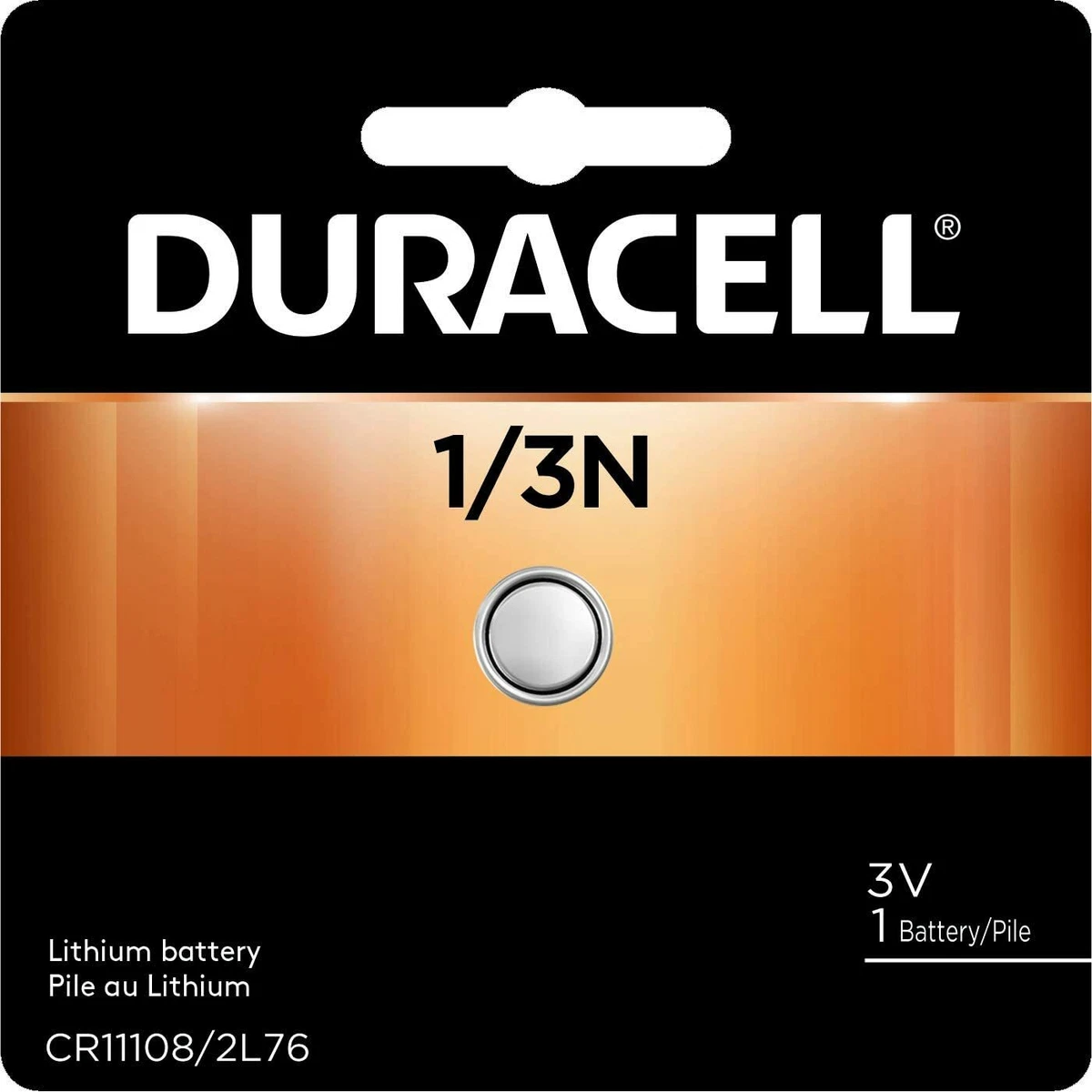 Batteria Duracell CR1/3N 3V Litio Moneta Lunga Scadenza (2030/31)