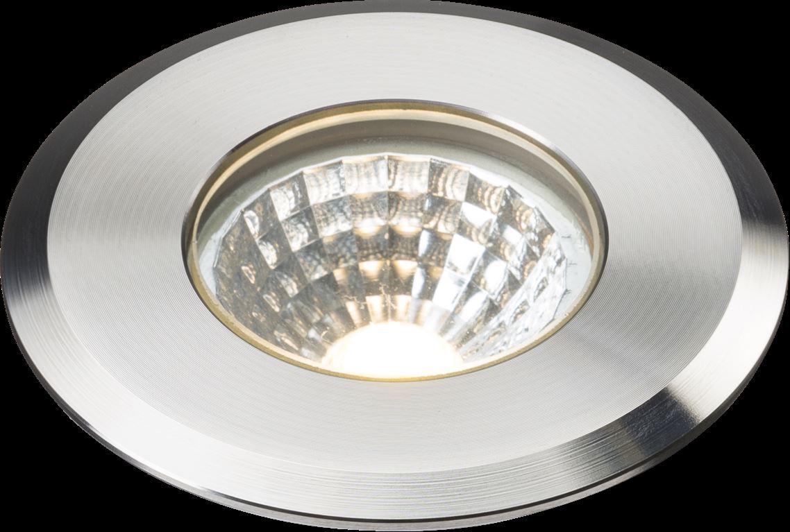 Knightsbridge 230V IP65 5W LED Stainless Steel Recessed Ground Light 3000K LDGL5