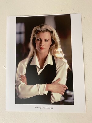 Kim Basinger in Final Analysis Movie Scene 1992 Fashion Book Photograph