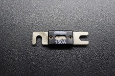 1 PACK 150 AMP ANL FUSE FUSES NICKEL PLATED INLINE WAFER CAR AUDIO STEREO ANL150