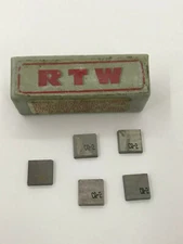 RTW Carbide Inserts SPG-422F CO-2 183381 (CNC 3) 5 Pieces - NEW!