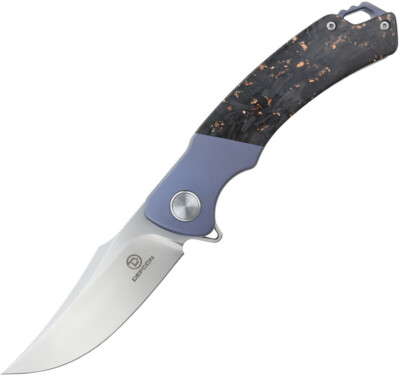 Defcon Condor Framelock Blue & Black Folding Bohler M390 Pocket Knife 94001