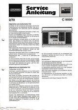 Manuale di servizio - Manuale di servizio per Grundig C 9000  