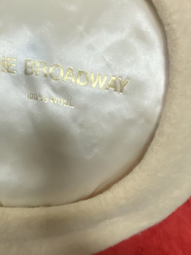 Womens Vintage The Broadway 100% Wool Ivory White Beret Paris Cute Fashion Hat - Picture 7 of 11