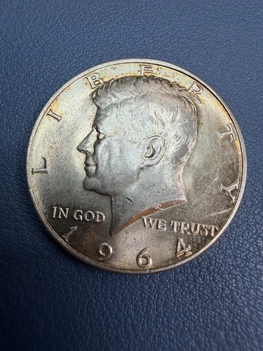 90% Silver 1964 D JFK Kennedy Half Dollar Uncirculated