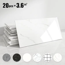20pcs Marble Wall Panels Peel and Stick 23.6"*11.8" Backsplash Wall Sticker