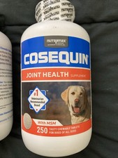 Nutramax Cosequin with MSM Joint Health Supplement for Dogs 250 Tabs H64