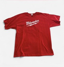 Milwaukee Tool Red T-Shirt 2XL Men’s Made In USA 100% Cotton