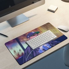 40 90cmChris Brown Extra Large HD Mouse Mat, Soft And Sleek, Desk Mat, Stitched