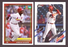 2021 Topps Pro Debut ST LOUIS CARDINALS Team Set w/ Nolan Gorman & Jordan Walker