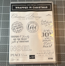 Stampin' Up Wrapped In Christmas Stamp Set 10 153481 - NEW