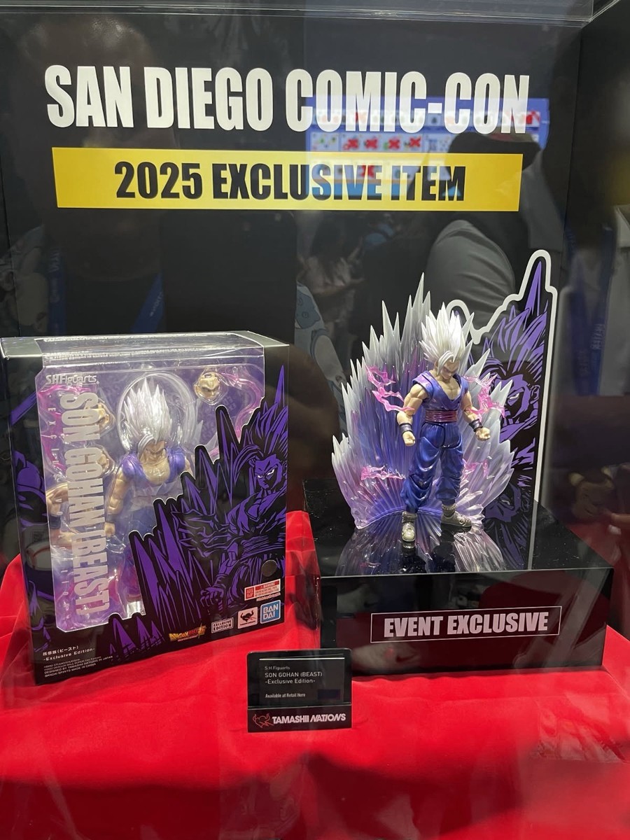 SDCC 2025 Bandai Dragon Ball Z S.H.Figuarts Son Gohan Beast