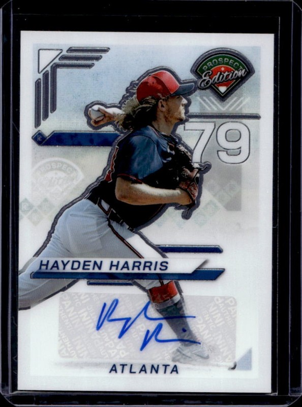2025 Panini Prospect Edition Hayden Harris Holo Signatures Silver Auto #48
