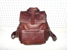 ZAINO CLASSICO B4 2011 TREASURE & BOND ROBUSTO GUSCIO IN PELLE 11X10X4,5