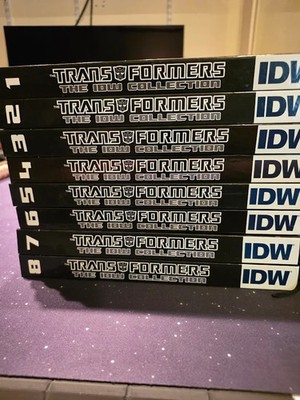Transformers Phase One IDW Hardcover 1 2 3 4 5 6 7 8 Out Of Print