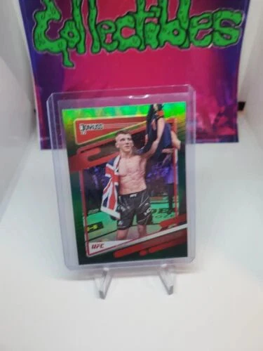 2022 Panini Donruss UFC Dan Hooker Green Flood Parallel Card #57 MMA - Image 4 of 4