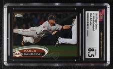 2012 Topps Chrome Black Refractor 91/100 Pablo Sandoval #139 CSG 8.5 0h1g