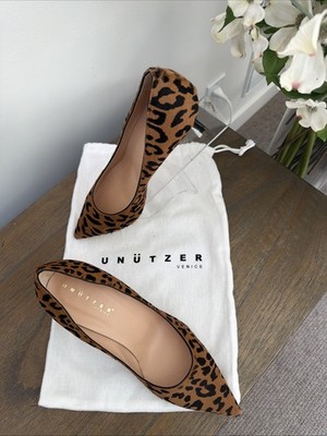 Ladies Unutzer Leopard Print Stiletto Size 9