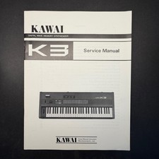 VINTAGE KAWAI K3 DIGITAL WAVE MEMORY SYNTHESIZER SERVICE MANUAL