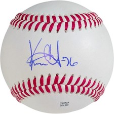 Kervin Castro Signed Baseball New York Yankees Chicago Cubs Proof COA MLB Auto