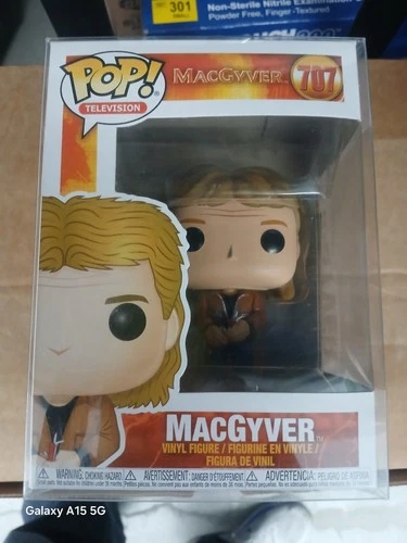 Funko Pop! Television MacGyver #707 Vaulted Brand New w/ Pop Protector 2018