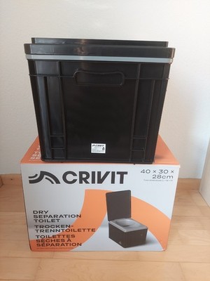 Lidl Crivit Trockentrenntoilette Trocken Trenntoilette Campingklo wie Boxio