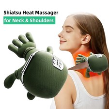 Electric Neck Shoulder Back Massager with Heat Shiatsu 4D Kneading Pain Relief