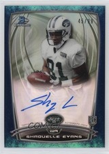 2014 Bowman Chrome Rookie Bubbles Refractor /99 Shaquelle Evans Auto 5c2